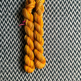 Glow Big or Glow Home -- mini-skein -- Times Square sock yarn -- ready to ship