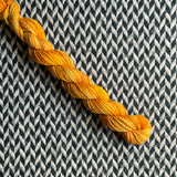 Glow Big or Glow Home -- mini-skein -- Times Square sock yarn -- ready to ship