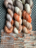 DARK AND STORMY -- Crown Heights alpaca/silk fingering yarn -- ready to ship