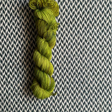 RESTING GRINCH FACE -- Times Square sock yarn -- ready to ship