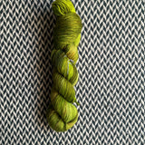 RESTING GRINCH FACE -- Greenwich Village DK yarn -- ready to ship