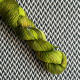 RESTING GRINCH FACE -- Greenwich Village DK yarn -- ready to ship