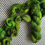 TREE'S A CROWD -- Wave Hill zebra fingering yarn -- ready to ship