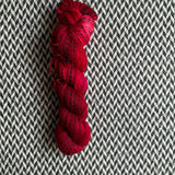 CLAUS-TROPHOBIC -- Wave Hill zebra fingering yarn -- ready to ship