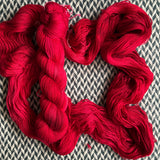 CLAUS-TROPHOBIC -- Times Square sock yarn -- ready to ship