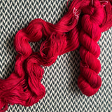 CLAUS-TROPHOBIC -- Times Square sock yarn -- ready to ship