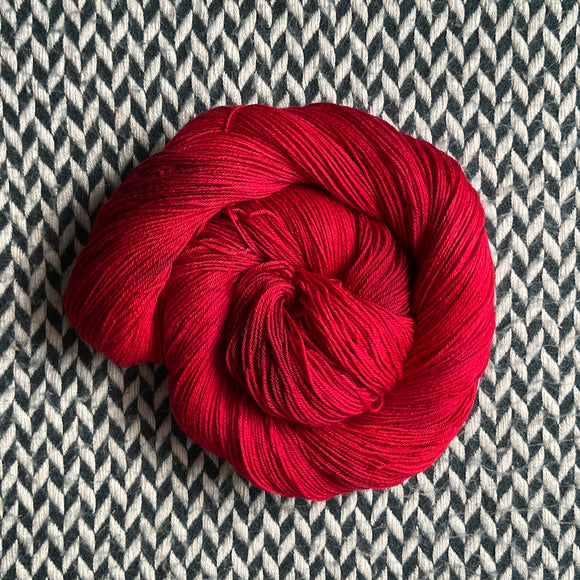 CLAUS-TROPHOBIC -- Times Square sock yarn -- ready to ship