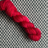 CLAUS-TROPHIC -- Broadway sparkle sock yarn -- ready to ship