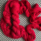 CLAUS-TROPHIC -- Broadway sparkle sock yarn -- ready to ship