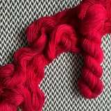 CLAUS-TROPHIC -- Broadway sparkle sock yarn -- ready to ship