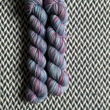 BLACK PEARL -- Half-Skein -- Greenwich Village DK yarn --ready to ship