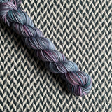 BLACK PEARL -- Half-Skein -- Greenwich Village DK yarn --ready to ship