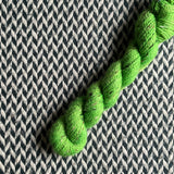 LIME -- Half-Skein -- LaGuardia Tweed DK yarn --ready to ship