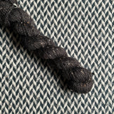 CHARCOAL -- Half-Skein -- LaGuardia Tweed DK yarn --ready to ship