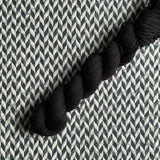 BLACKBIRD -- Half-Skein -- Kew Gardens DK yarn -- ready to ship