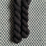 BLACKBIRD -- Half-Skein -- Kew Gardens DK yarn -- ready to ship