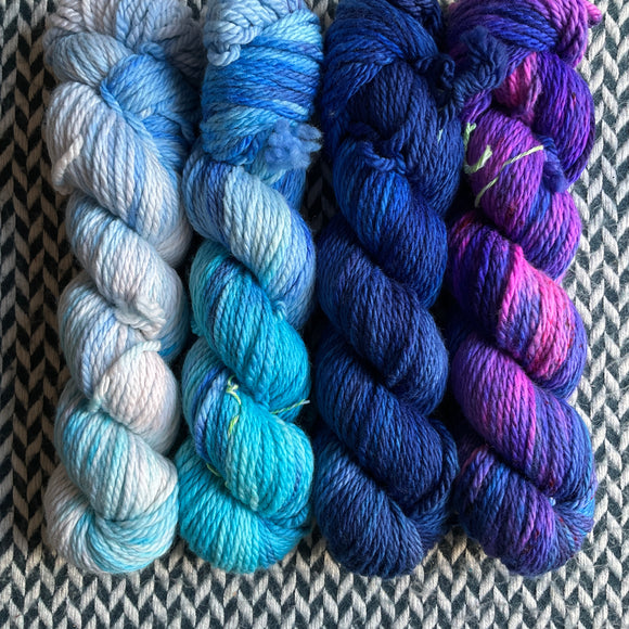 OUT OF THIS WORLD *4 Skein Set* -- Flushing Meadows bulky yarn -- ready to ship