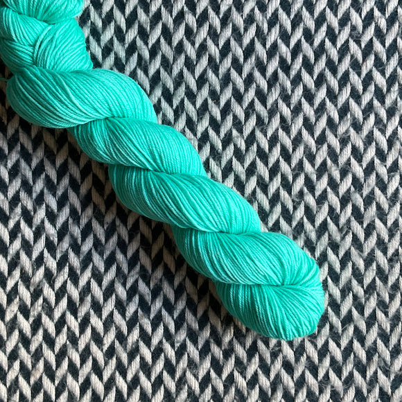 CRACKS IN THE GLACIER -- Half-Skein -- Times Square sock yarn -- ready to ship