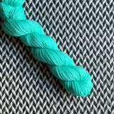 CRACKS IN THE GLACIER -- Half-Skein -- Times Square sock yarn -- ready to ship