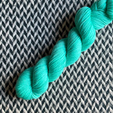 CRACKS IN THE GLACIER -- Half-Skein -- Times Square sock yarn -- ready to ship