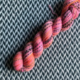 SNAP DRAGONS -- Half-Skein -- Wave Hill zebra yarn -- ready to ship