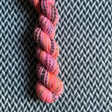 SNAP DRAGONS -- Half-Skein -- Wave Hill zebra yarn -- ready to ship