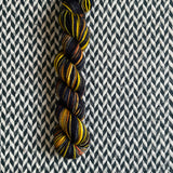 SOLAR ECLIPSE OF THE HEART -- Half-Skein -- Broadway sparkle sock yarn -- ready to ship