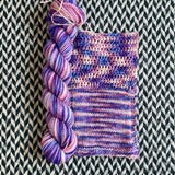 GREAT SAND DUNES -- Half-Skein -- Broadway sparkle sock yarn -- ready to ship