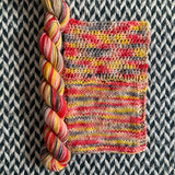 Drumline -- mini-skein -- Broadway sparkle sock yarn-- ready to ship