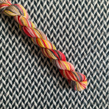 Drumline -- mini-skein -- Broadway sparkle sock yarn-- ready to ship