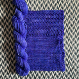 Desert at Night -- mini-skein -- Broadway sparkle sock yarn-- ready to ship