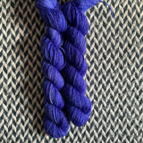 Desert at Night -- mini-skein -- Broadway sparkle sock yarn-- ready to ship