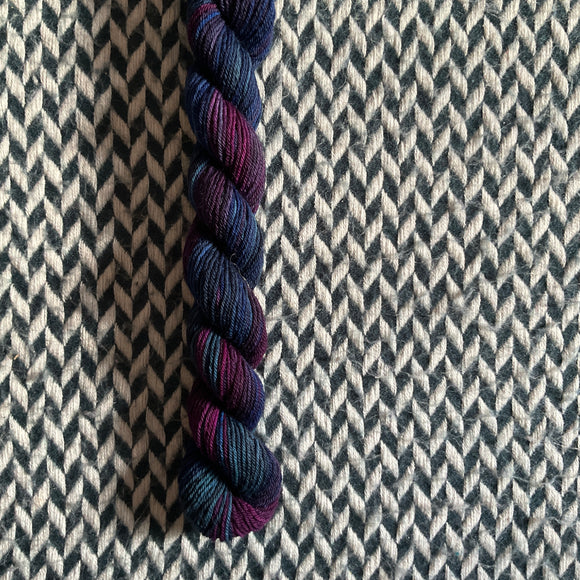 Pluto -- mini-skein -- Times Square sock yarn -- ready to ship