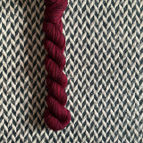 Pinot Noir -- mini-skein -- Times Square sock yarn -- ready to ship