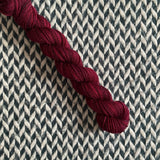 Pinot Noir -- mini-skein -- Times Square sock yarn -- ready to ship