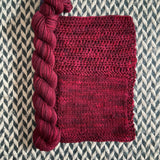 Pinot Noir -- mini-skein -- Times Square sock yarn -- ready to ship