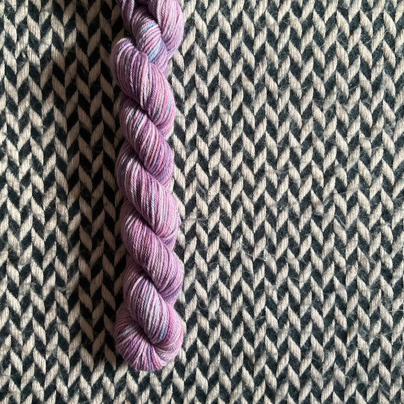 Berries and Cream -- mini-skein -- Times Square sock yarn -- ready to ship