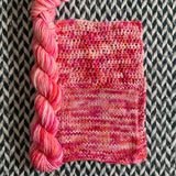 Hibiscus -- mini-skein -- Times Square sock yarn -- ready to ship