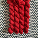 Brick -- mini-skein -- Times Square sock yarn -- ready to ship