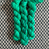 Evermint -- mini-skein -- Harlem sock yarn -- ready to ship