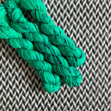 Evermint -- mini-skein -- Harlem sock yarn -- ready to ship