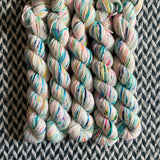 The Color Parrot -- mini-skein -- Harlem sock yarn -- ready to ship