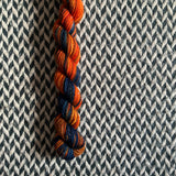 Beauti-fall -- mini-skein -- Broadway sparkle sock yarn -- ready to ship