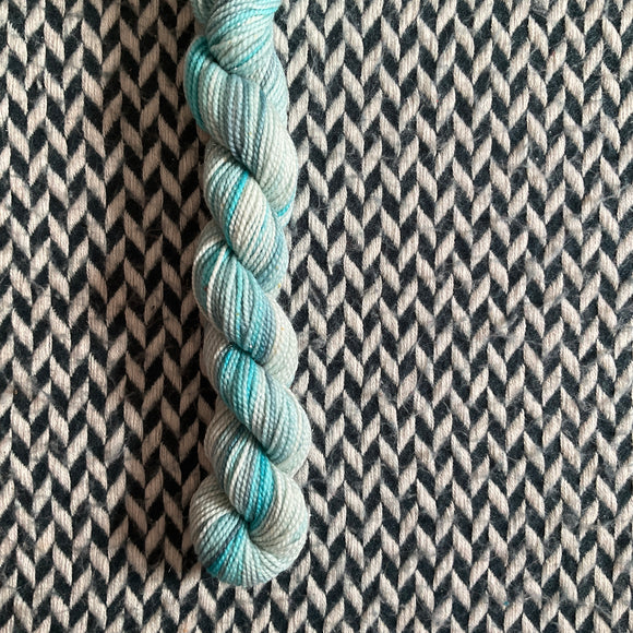 Agave -- mini-skein -- Broadway sparkle sock yarn-- ready to ship