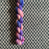 Great Sand Dunes -- mini-skein -- Broadway sparkle sock yarn-- ready to ship