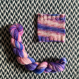 Great Sand Dunes -- mini-skein -- Broadway sparkle sock yarn-- ready to ship