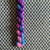 Electric Sheep -- mini-skein -- Broadway sparkle sock yarn-- ready to ship