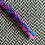 Electric Sheep -- mini-skein -- Broadway sparkle sock yarn-- ready to ship