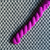 Highlighter Purple -- mini-skein -- Times Square sock yarn-- ready to ship