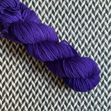 NEON VIOLET -- Greenwich Village DK yarn -- ready to ship